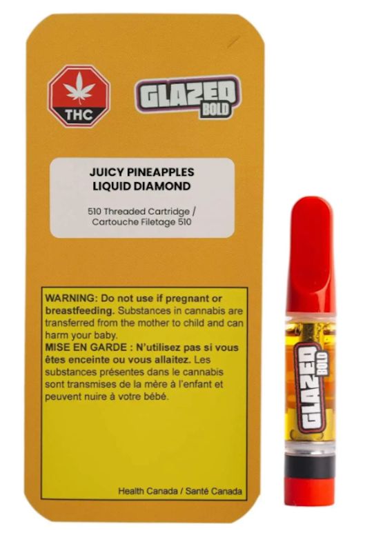 Juicy Pineapples Liquid Diamond, BOLD GLAZED (1g) PVC
