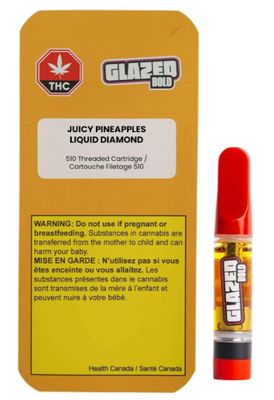 Juicy Pineapples Liquid Diamond, BOLD GLAZED (1g) PVC
