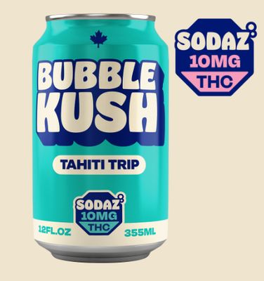 Tahiti Trip, Bubble Kush (355ml) Soda