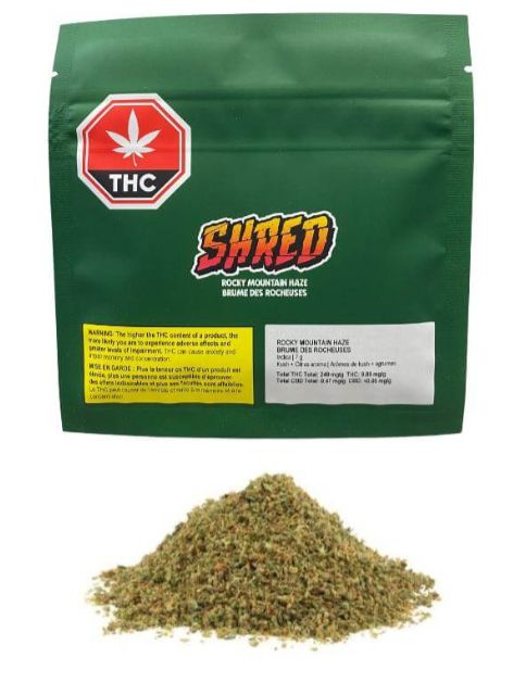 Rocky Mountain Haze, SHRED Milled (7g) Milled Flower
