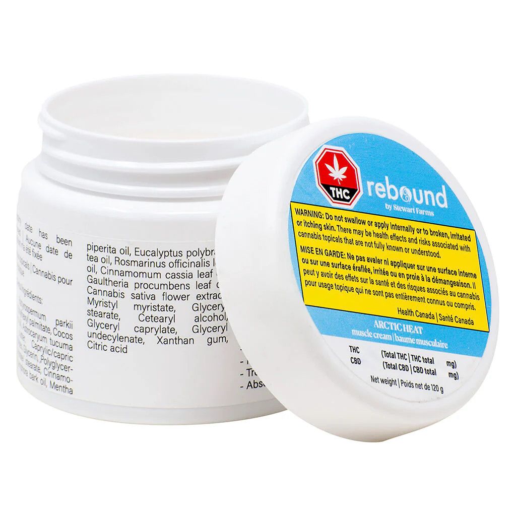 Arctic Heat Muscle, Rebound by Stewart Farms (20g) Cream