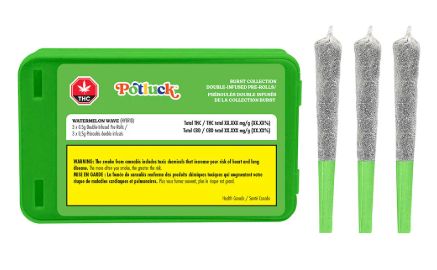 Watermelon Wave, Potluck (3x0.5g) Infused Pre-Rolls