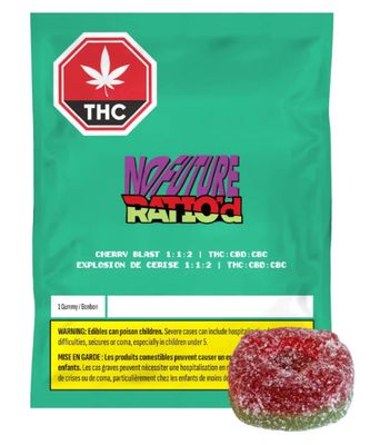 Cherry Blast 1:1:2 THC/CBD/CBC, No Future Ratio'd (10mg) Soft Chews