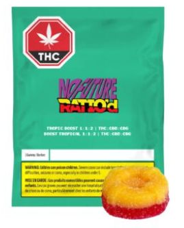 Tropic Boost 1:1:2 THC/CBD/CBG, No Future Ratio'd (1/pk) Soft Chew