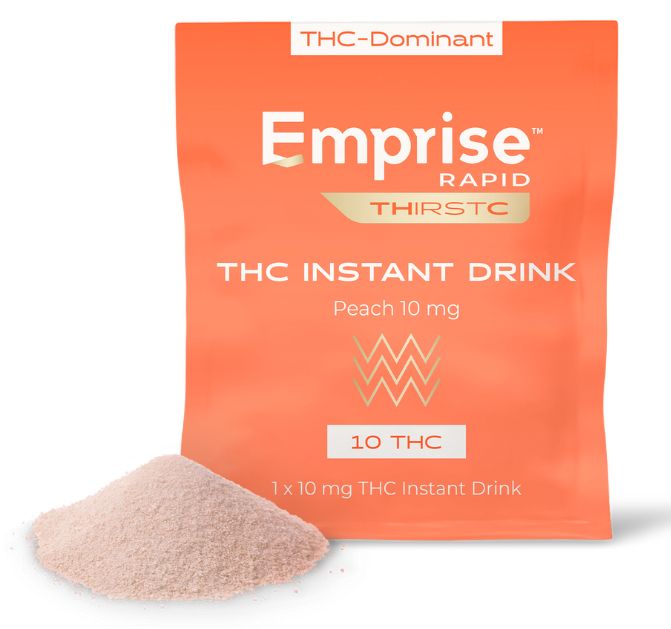 Peach THC Instant Drink, Emprise Emprise Rapid ThirstC (1x24g) 10 mg powder