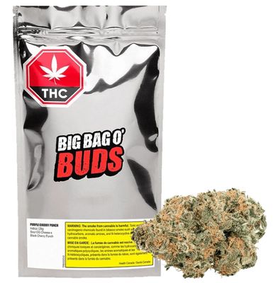 Purple Cherry Punch, Big Bag of Buds (28g) Dried Flower