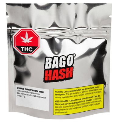 Bag O' Hash Purple Cherry Punch, Big Bag O' Buds (2g) Hash