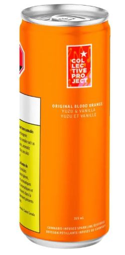 Blood Orange, Yuzu & Vanilla, COLLECTIVE PROJECT (355mL) Soda