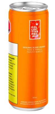 Blood Orange, Yuzu & Vanilla, COLLECTIVE PROJECT (355mL) Soda