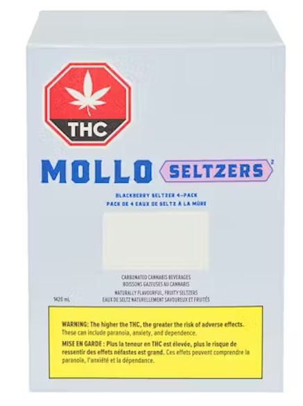 Multi Pack Blackberry Seltzer (4x355ml), Mollo Multi Pack Blackberry Seltzer (4x355ml), Mollo