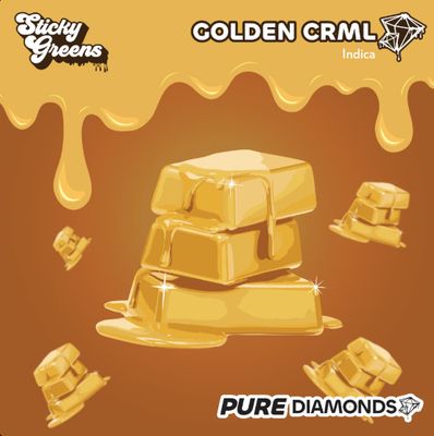 Golden CRML Liquid Diamonds, Sticky Greens (1g) PVC