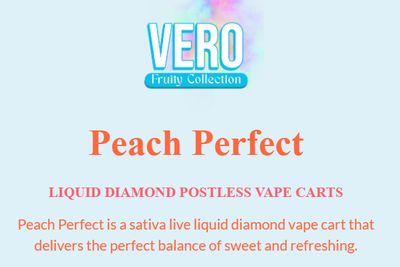 Peach Perfect Liquid Diamond (1g) PVC, VERO