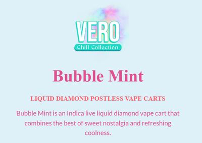 Bubble Mint Liquid Diamond (1g) PVC, VERO