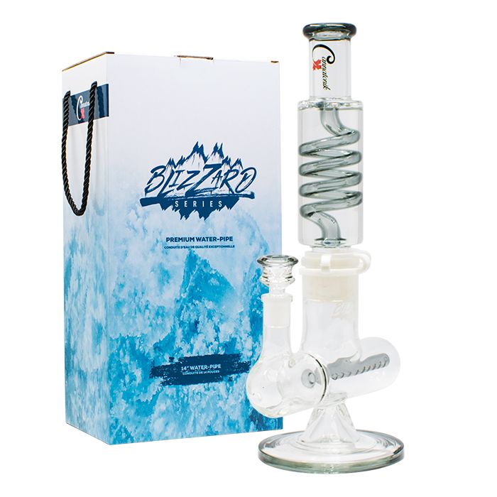Blizzard Series Nucleus Freezable 14 Blizzard Series Nucleus Freezable 14" Glass Bongs - Assorted Colours