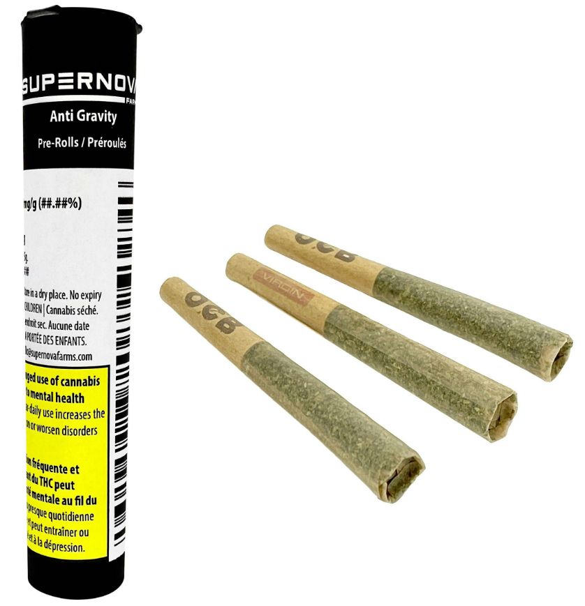 Anti Gravity (3x0.5g) Pre-Rolls, Supernova Farms
