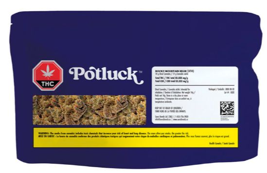 Rocky Mountain High (14g) Flower, Potluck Rocky Mountain High (14g) Flower, Potluck