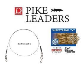 Dragon classic surfstrand 7 x 7 staaldraad met quick lock