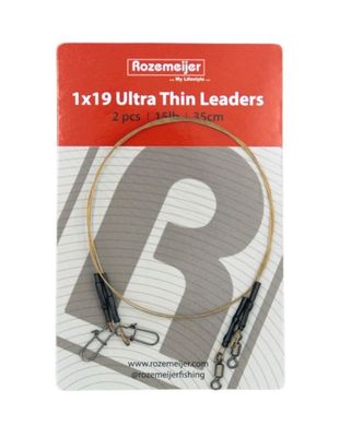 Rozemeijer 1x19 Ultra Thin Leaders 35 cm 15lb 2pcs
