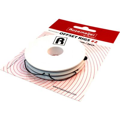 Rozemeijer Fluoro Carbon Offset Rigs 50 cm Hook #1/0 2pcs
