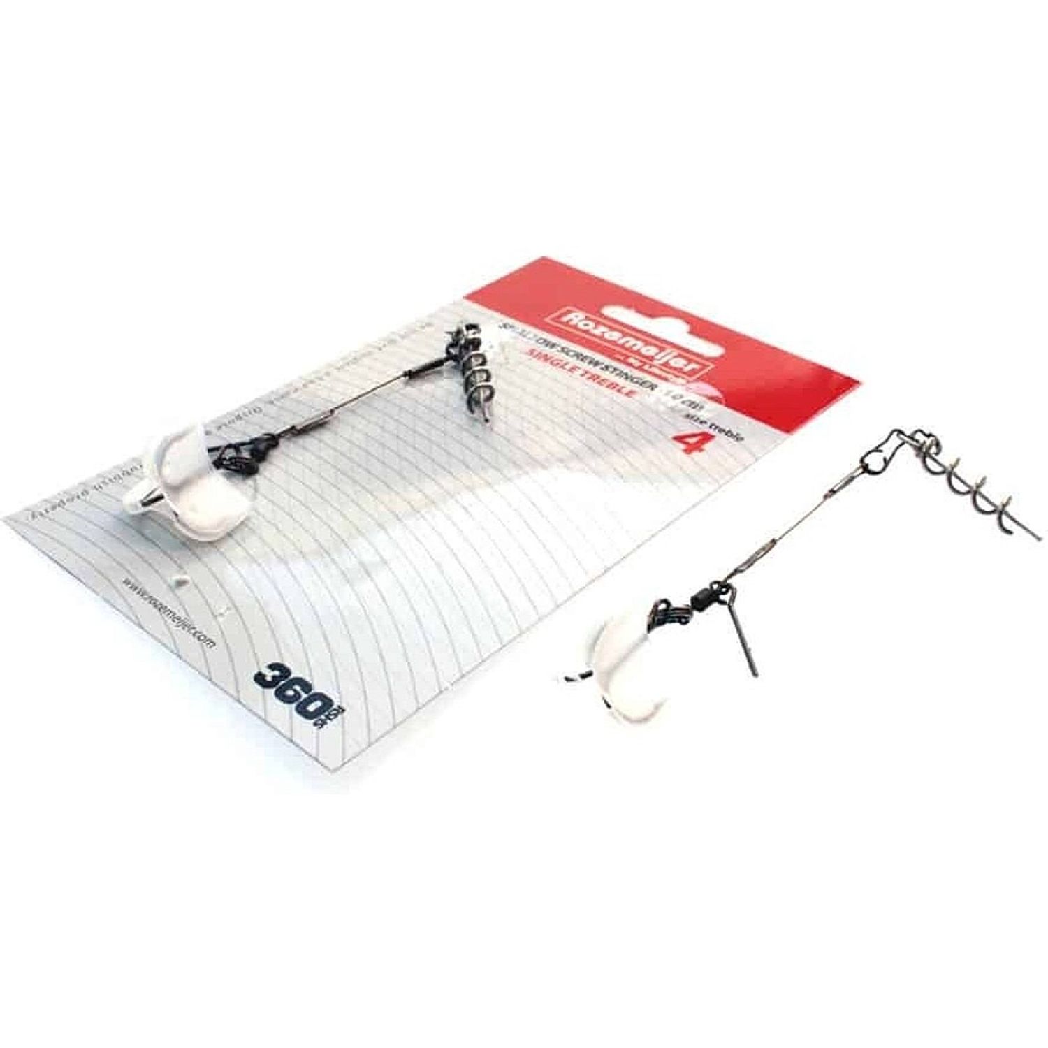 Rozemeijer Shallow Screw Stinger 10cm single treble #4 2pcs
