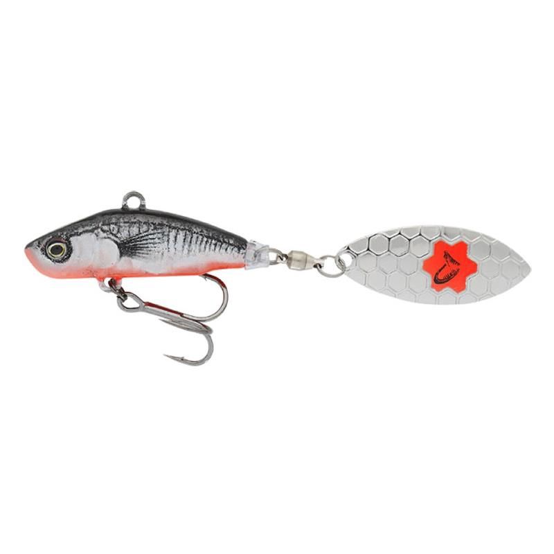 Savage Gear 3D Sticklebait Tailspin 7.3 cm 13 g S black red