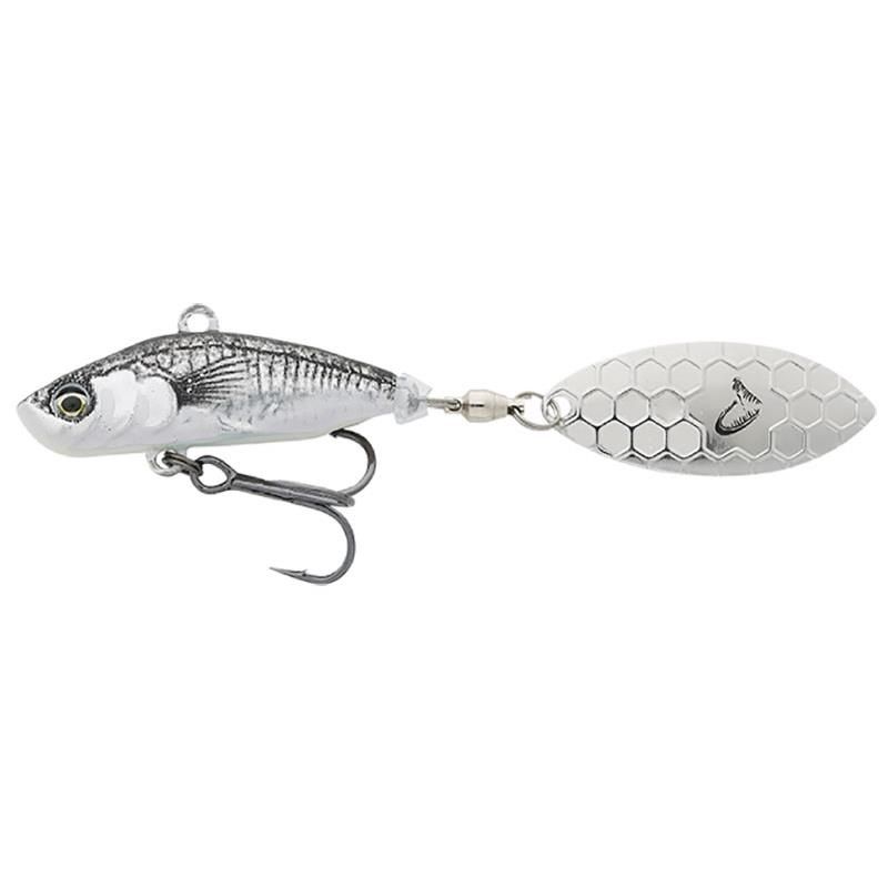 Savage Gear 3D Sticklebait Tailspin 6.5 cm 9 g S black silver