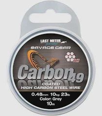 Savage Gear Coated Carbon49 Steelwire 10 m 0.48 mm 11 kg