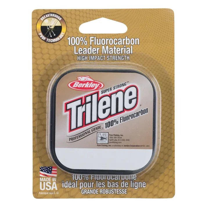 Berkley Trilene 100% FLuorocarbon 0.22 mm 50 m CLR