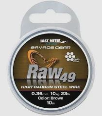 Savage Gear RAW49 Steelwire 10 m 0.36 mm 10 kg