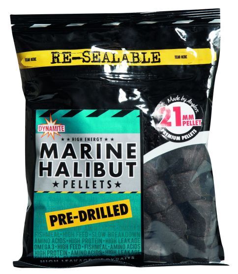 Dynamite Marine Halibut Pellets pre-drilled 21 mm 350 g