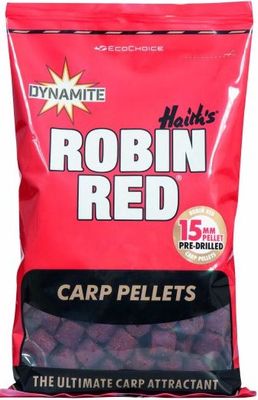 Dynamite Robin Red Carp Pellets pre-drilled 15 mm 900 g