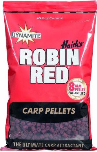 Dynamite Robin Red Carp Pellets pre-drilled 8 mm 900 g