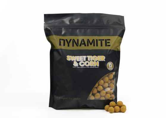 Dynamite Sweet Tiger Corn Boilies 1 kg 15 mm