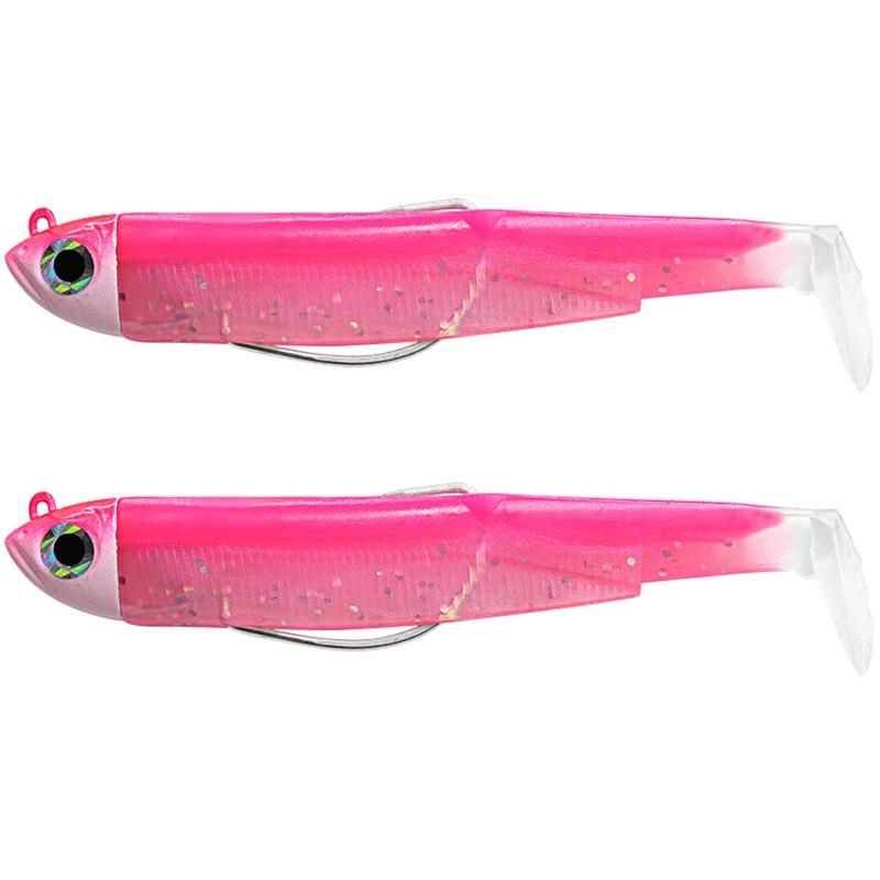 Fiiish Black Minnow no 1  / 7 cm 3 g double combo, Colour: rose fluo
