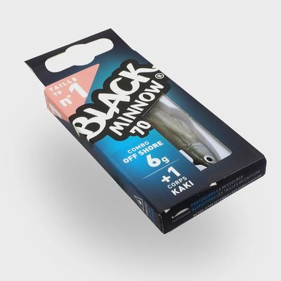 Fiiish Black Minnow no 1 / 7 cm 6 g double combo