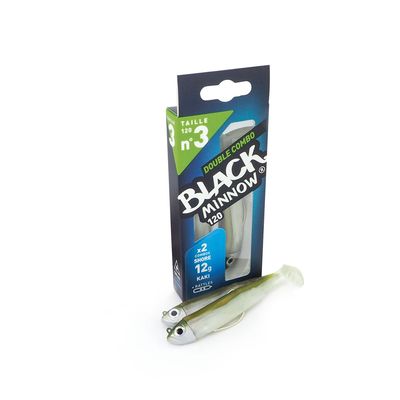 Fiiish Black Minnow no 3 / 12 cm 12 g double combo