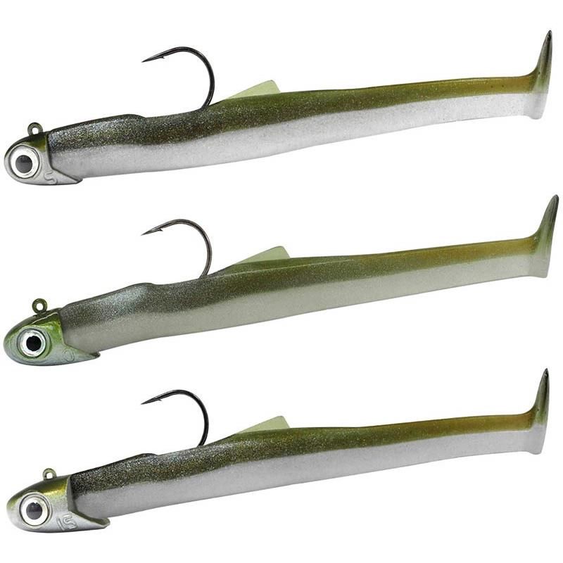 Fiiish Mud Digger 5 g, 10 g en 15 g 3 pcs 1 verpakking, Colour: kaki