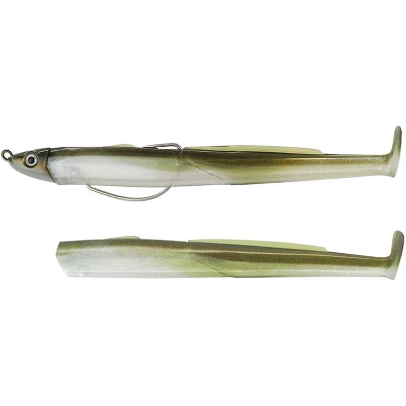 Fiiish Black Eel  no 2 / 11 cm combo + body, Colour: khaki 8 g