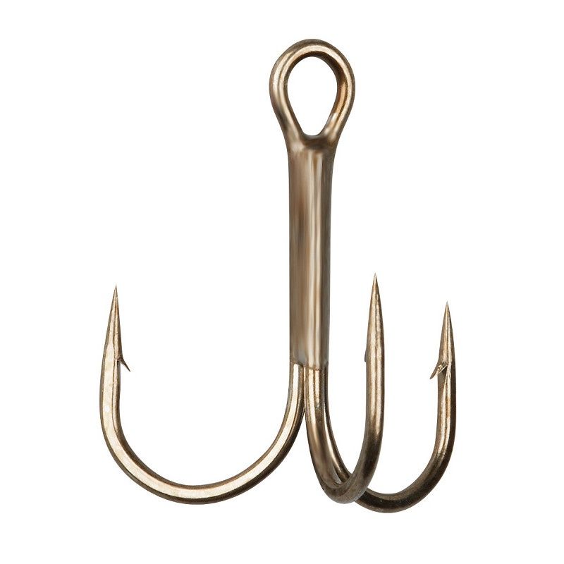 Gamakatsu 13B Treble hooks Bronze # 1 10 pcs