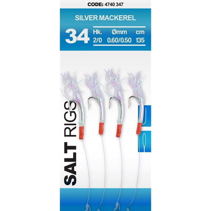 Spro 34 Salt Rig Silver Mackerel #2/0
