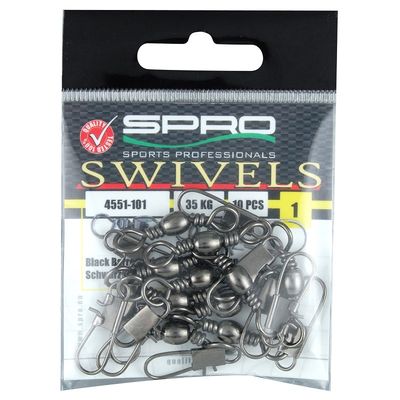 Spro Barrel Swivel + Interlock Snap #02 30 kg 10 pcs