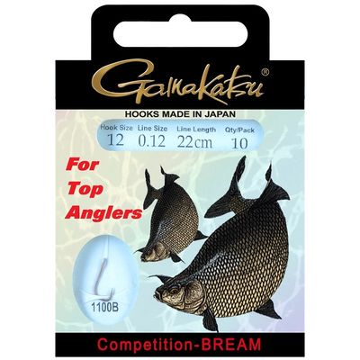 Gamakatsu Booklet Bream Com 1100B #14-0.12 mm 22 cm