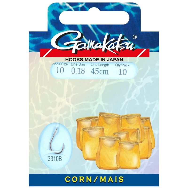 Gamakatsu mais onderlijn 3310B #14-0.14 mm 45 cm 10 pcs