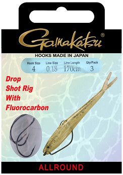 Gamakatsu Dropshot onderlijn Worm 39 #1-0.31 mm 170 cm