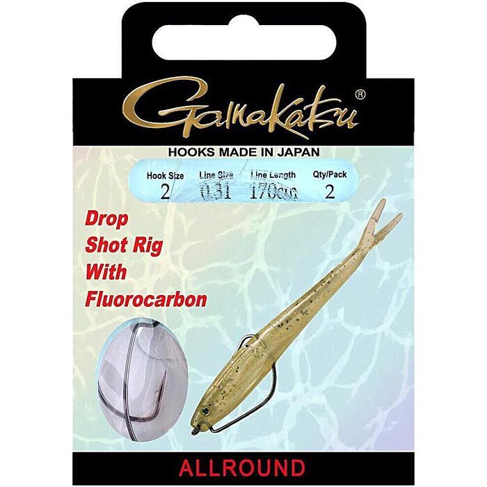 Gamakatsu Dropshot onderlijn worm EWG #2-0.31 mm 170 cm 2 pcs