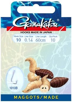 Gamakatsu Maden onderlijn 1010B #12-0.12 mm 45 cm 10 pcs