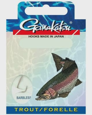 Gamakatsu Forel onderlijn barbless #4-0.26 mm 60 cm 10 pcs