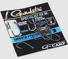 Gamakatsu Specialist RX Hooks BARBLESS GREY #4 10 pcs