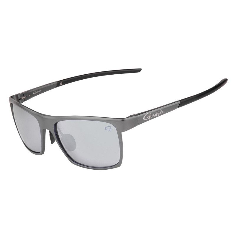 Gamakatsu Glasses Alu Light Grey White Mirror