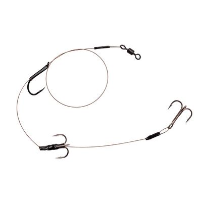 Spro HD Baitfish Rig 18 kg 45 cm 2 x #2+1 single hook